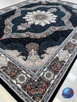 فرش کارینا سورمه ای 700 شانه