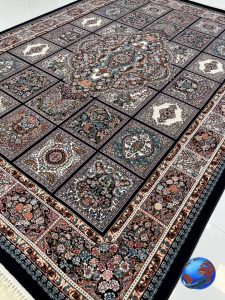فرش کژال سورمه ای 700 شانه