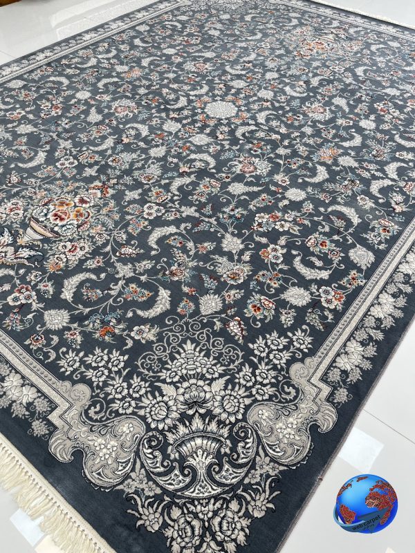 فرش گلاریس سرمه ای 700 شانه