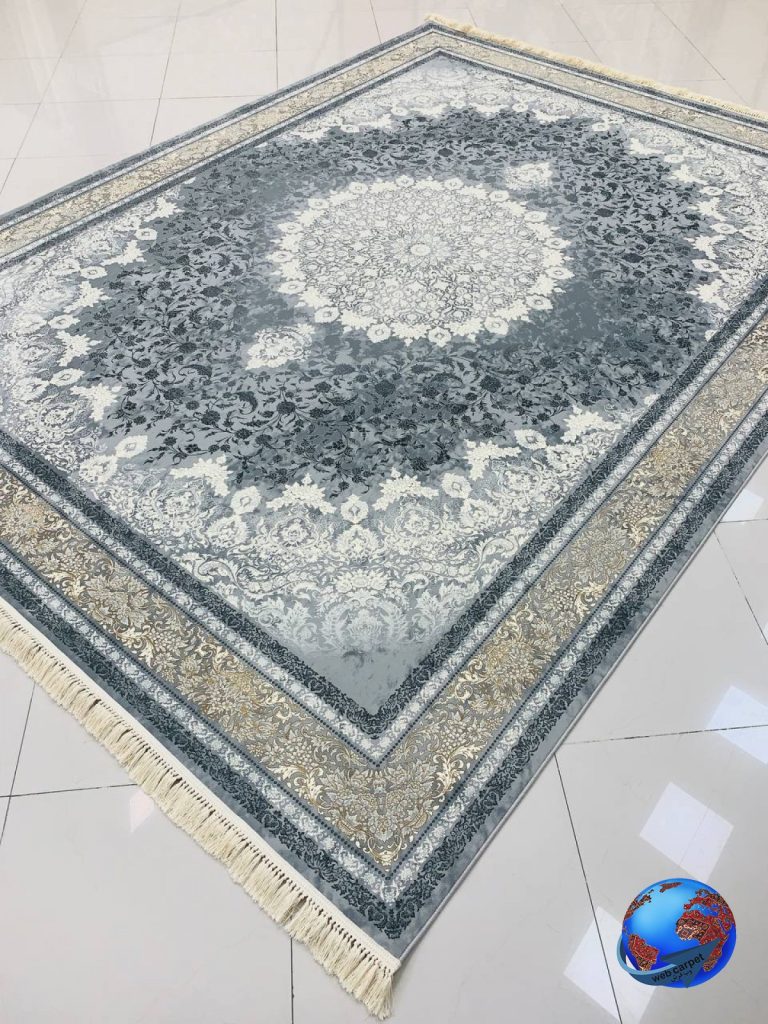 فرش طرح نگار طوسی 1200 شانه