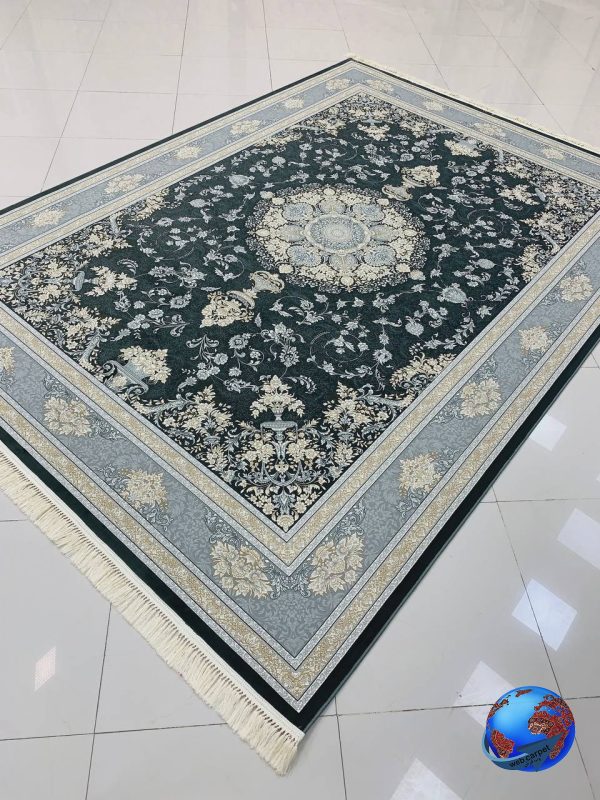 فرش طرح ترلان دودی 1200 شانه