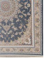 فرش 1500 شانه رنگ ابی الماسی