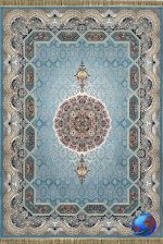 فرش هالیدی آبی فیروزه ای 1200 شانه