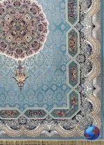 فرش هالیدی آبی فیروزه ای 1200