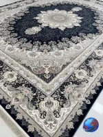 فرش طرح شهیاد سورمه ای
