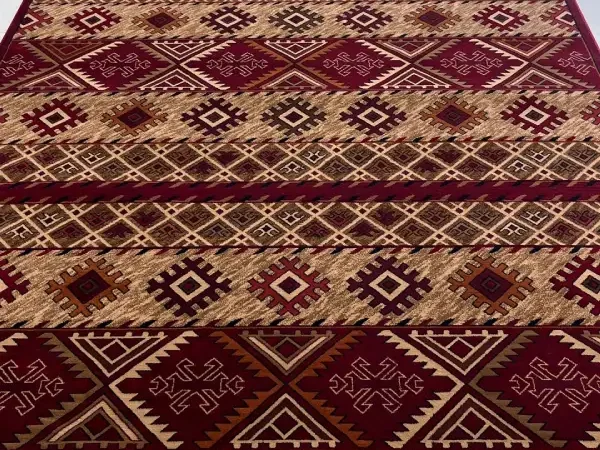 فرش ترکمن عشایر قرمز