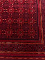فرش قشقایی قرمز سنتی جدید