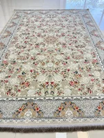 فرش طرح تانیا نقره ای 1200 شانه