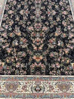 طرح باغ گل سرمه ای1200 شانه