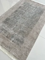 فرش آشپزخانه طرح کژال طوسی فیلی کاشان