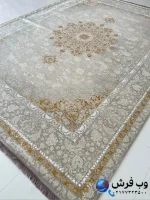 فرش 1200 شانه بژ طلایی سوژین