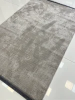 فرش آشپزخانه طوسی طرح آذین 500 شانه کاشان