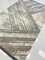 فرش آشپزخانه ای طرح چوب کاشان