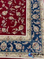 فرش افشان رنگ قرمز سلطنتی 700 شانه شهره کاشان