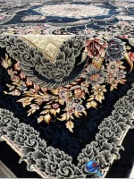 فرش کلاسیک 700 شانه رنگ‌مشکی ساینا
