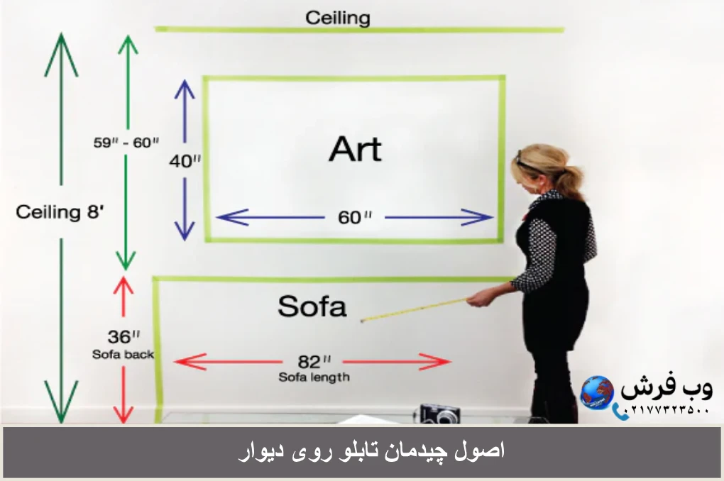 اصول چیدمان تابلو به همراه نکات طلایی طراحان دکوراسیون