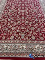 فرش افشان قرمز 700 شانه طرح رسپینا کاشان