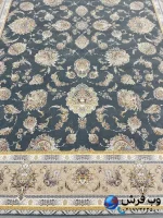 جدیدترین فرش کاشان طرح افشان ژولیت 1200 شانه کاشان