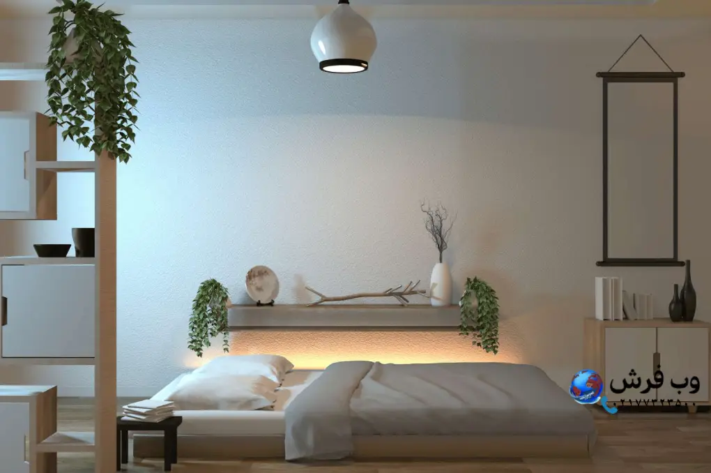 دکوراسیون اتاق خواب ژاپنی