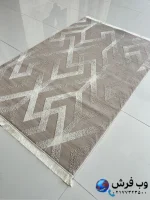 فرش آشپزخانه طوسی شیده