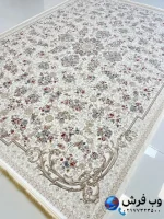 فرش باغ بهشت افشان طرح پروا کرم 1200شانه کاشان