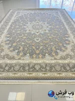 فرش فیلی گل برجسته صنم 1200شانه کاشان