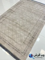 فرش هندسی طرح لوزی کاشان