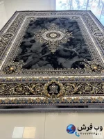 فرش ورساچه مشکی ژیوا 700شانه