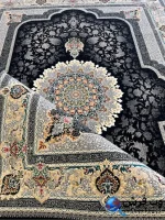 فرش 1200شانه سرمه ای طرح سرور