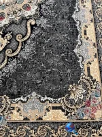 فرش رنگ سرمه ای 700شانه طرح درسا کاشان