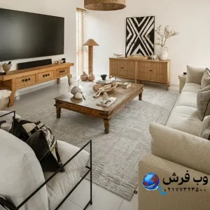 فرش مربعی جدید مدرن