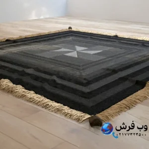 فرش مربعی ماشینی مدرن