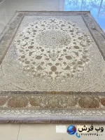 فرش وینتیج کرم طلایی طرح مکس 1200شانه