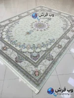فرش 1700 شانه ترنج سبز کاشان