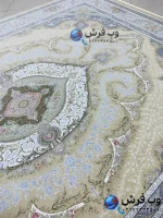 فرش 1700 شانه گلبهار بژ کاشان