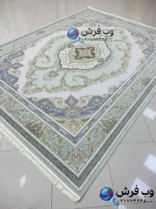 فرش 1700 شانه گلبهار سبز کاشان
