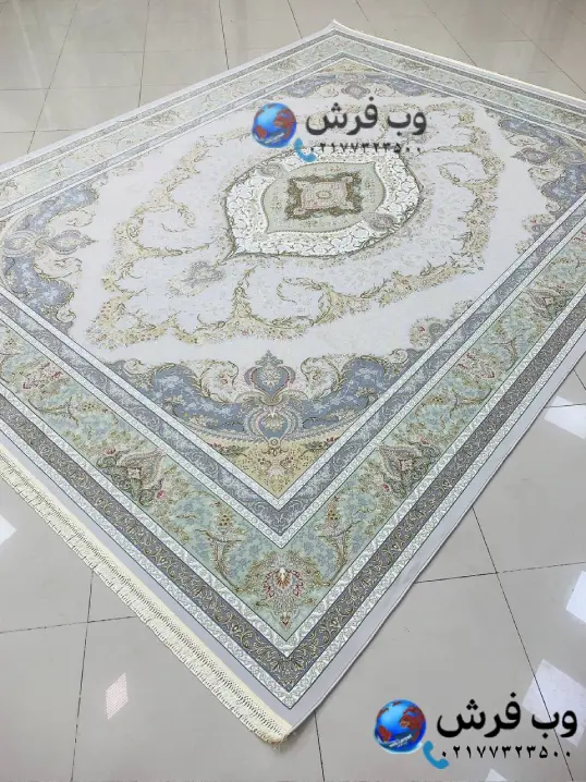 فرش 1700 شانه گلبهار سیلور کاشان فرش 1700 شانه گلبهار سیلور کاشان