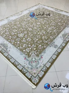فرش 1700 شانه گلسا نسکافه ای کاشان