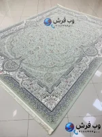 فرش 1700شانه سما سبز کاشان