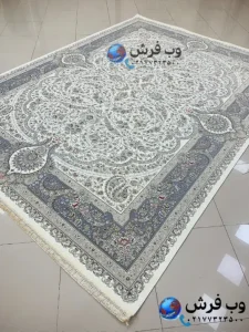 فرش 1700شانه سما کرم کاشان