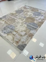 فرش اسپرت طرح ماکان 500 شانه کاشان