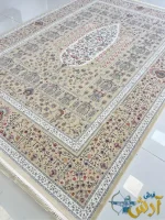 فرش طرح درخت سرو 1200 شانه کاشان کرم