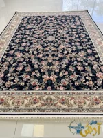 فرش افشان سرمه ای طرح پردیس 1200 شانه
