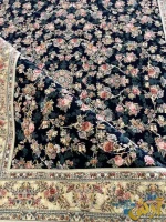 فرش افشان سرمه ای پردیس 1200 شانه