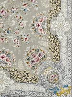 فرش افشان نقره ای جدید 1500 شانه دلوین