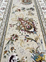 فرش رنگ شکلاتی 1500 شانه افشان کژال