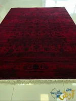فرش سنتی قرمز 700شانه طرح کرشمه