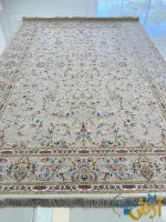 فرش طرح افشان 1500 شانه طرح دلسا کرم