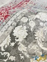 فرش لاکی مدرن جدید 1500 شانه طرح نسیم کاشان