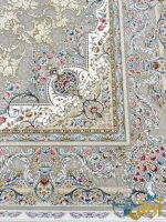فرش نقره ای جدید طرح بهار 1500 شانه
